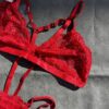 CONJUNTO DE LENCERÍA ROJO